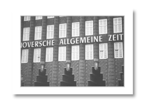 Postkarte "Anzeiger Hochhaus"
