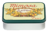 Kleine Metalldose "Mimosa" Cartexpo France