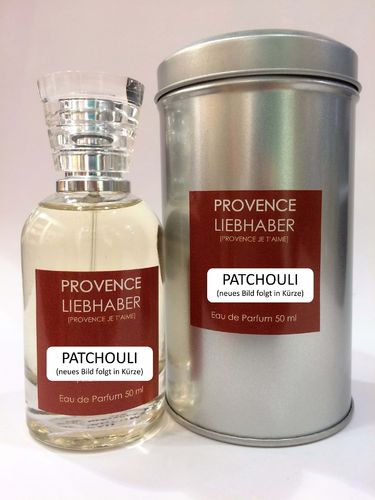 "Patchouli" Eau de Parfum 50ml in der silbernen Dose PROVENCELIEBHABER