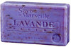 Seife/Savon de Marseille 100g LAVENDEL MIT BLÜTEN Le Chatelard 1802