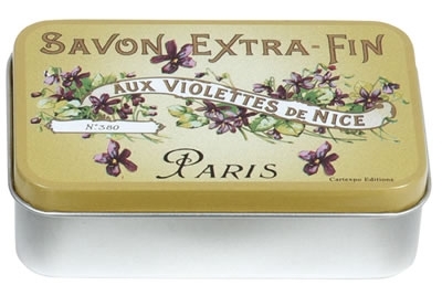 Kleine Metalldose "Violettes de Nice" Cartexpo France
