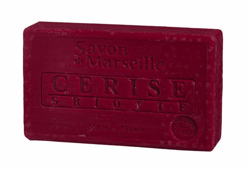 Seife/Savon de Marseille 100g CERISE GRIOTTE / SAUERKIRSCHE Le Chatelard 1802