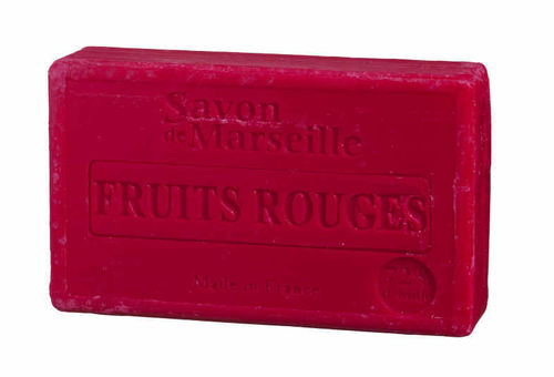 Seife/Savon de Marseille 100g FRUITS ROUGES / ROTE FRÜCHTE Le Chatelard 1802
