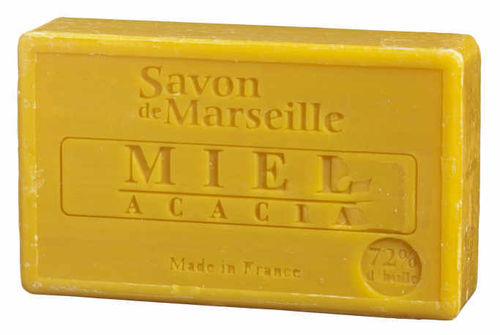 Seife/Savon de Marseille 100g MIEL-ACACIA / HONIG-AKAZIE Le Chatelard 1802