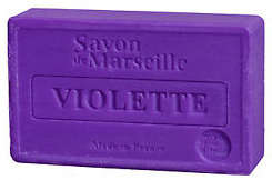 Seife/Savon de Marseille 100g VIOLETTE / VEILCHEN Le Chatelard 1802