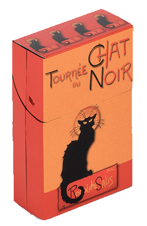Zigarettenbox "Chat Noir" Cartexpo France