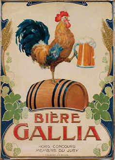 Geschirrtuch "Bière Gallia" Cartexpo France