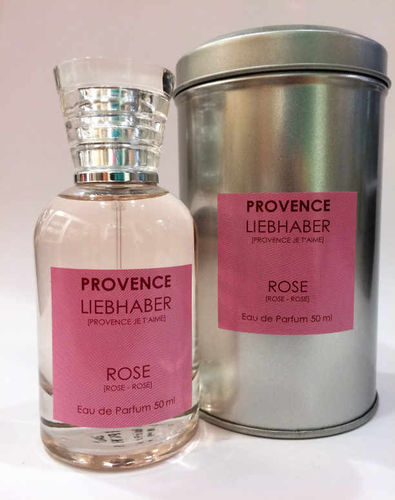 "Rose" Eau de Parfum 50ml in der silbernen Dose PROVENCELIEBHABER