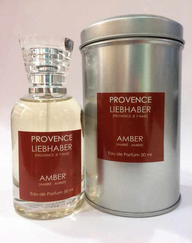 "Amber" Eau de Parfum 50ml in der silbernen Dose PROVENCELIEBHABER