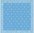 Serviette 45x45cm "DURANCE azur/blau" Marat d'Avignon
