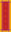 Tischläufer 50x150cm "CASSIS jaune-rouge" Marat d'Avignon