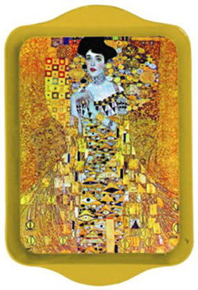 Kleines Tablett KLIMT "Portrait Adele Bloch Bauer" Cartexpo France