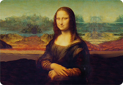 Tischset DA VINCI "Mona Lisa - La Joconde" Cartexpo France