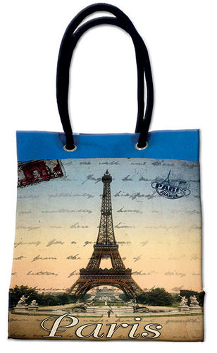Canvas-Stofftasche "Paris Tour Eiffel" Cartexpo France