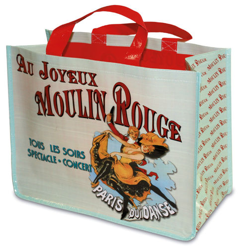 Tasche "Moulin rouge vert"
