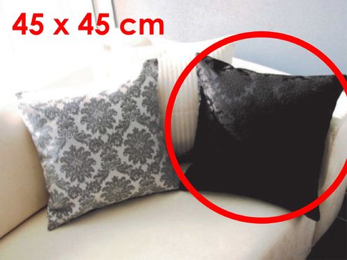 Kissen RICHELIEU noir ca. 45x45 cm