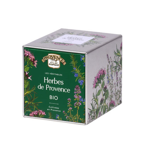 Metallbox "Herbes de Provence - Bio-Kräutermischung" 40g - PROVENCE D'ANTAN