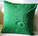 Kissen zweifarbig SERGE hellgrün und dunkelgrün ca. 45x45 cm