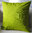 Kissen zweifarbig SERGE hellgrün und dunkelgrün ca. 45x45 cm