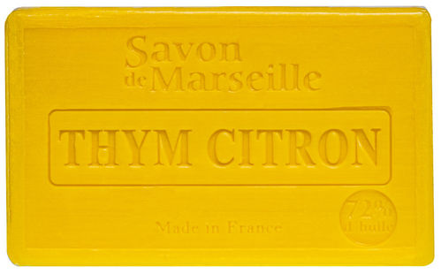Seife/Savon de Marseille 100g THYM-CITRON / THYMIAN-ZITRONE Le Chatelard 1802