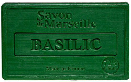 Seife/Savon de Marseille 100g BASILIC / BASILIKUM Le Chatelard 1802