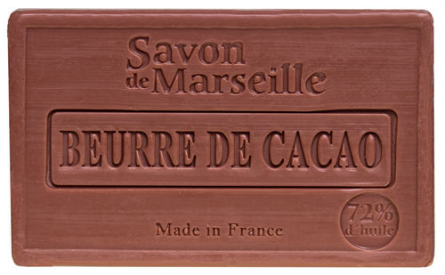 Seife/Savon de Marseille 100g BEURRE DE CACAO / KAKAOBUTTER Le Chatelard 1802