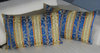 Kissen TOURNESOL ORNAMENTAL bleu-jaune ca. 40x60 cm