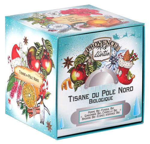 Nachfüllung BIO-Kräutertee, 24 Beutel im Karton "Tisane du Pole Nord" - PROVENCE D'ANTAN