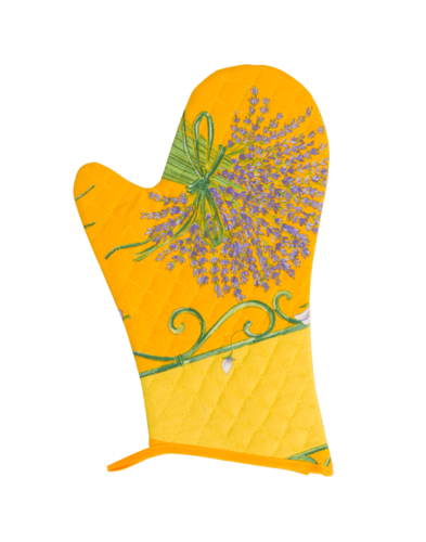 Topflappen-Handschuh BOUQUET LAVANDE jaune