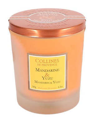 Duftkerze 180g "Mandarine und Yuzu" COLLINES DE PROVENCE