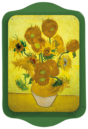 Kleines Tablett VAN GOGH "Sonnenblumen" Cartexpo France